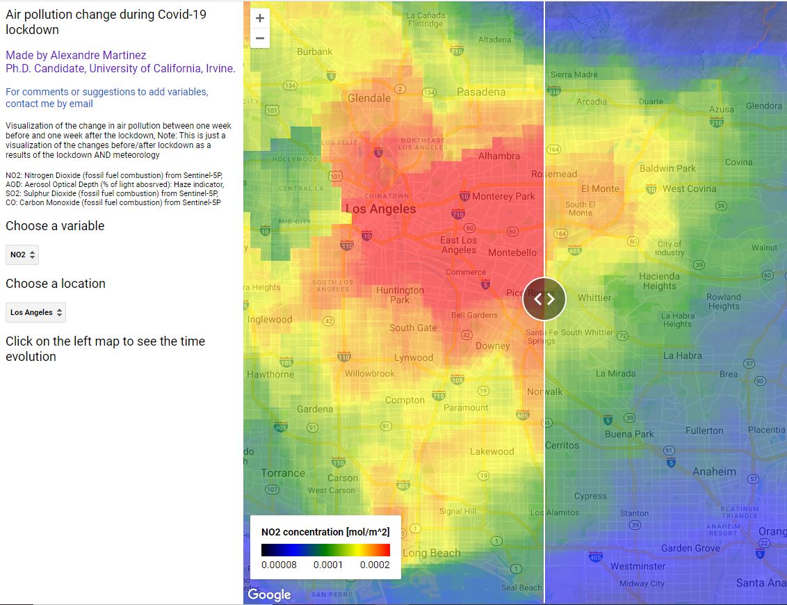 Air pollution change during Covid-19 lockdown